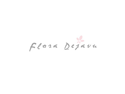 A flower shop brand LOGO branding design logo