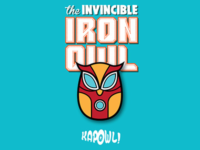 Iron Owl avengers iron kapowl man marvel owl vector