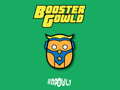 Booster Gowld booster comics cute dc gold justice kapowl league owl retro