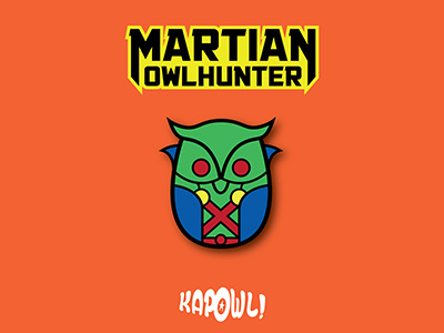 The Martian Owlhunter comics cute dc illustration manhunter mars martian owl vector