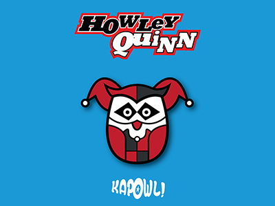 Howley Quinn batman comics cute dc harley joker owl quinn squad suicide vector