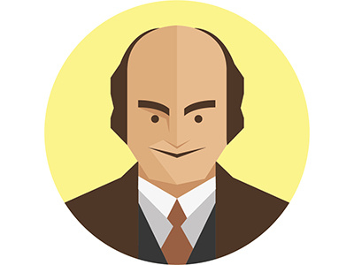 Frasier 90s crane frasier icon logo series vector