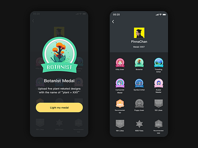 Divoom Smart App - Medal icon pixel ui ux website