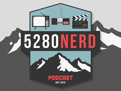 5280nerd Podcast branding