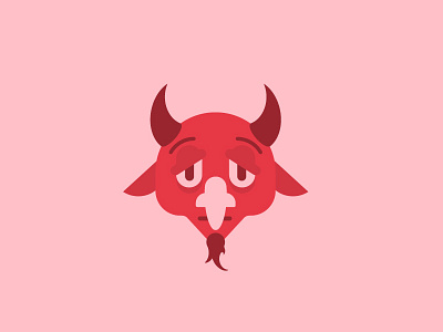 Diablo diablo flat illustration shapes