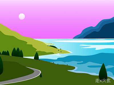 Landscape illustration