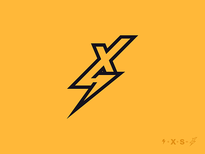 FLASH+X+S Logo concept abstract brand branding design icon letter logo mark negative space vector