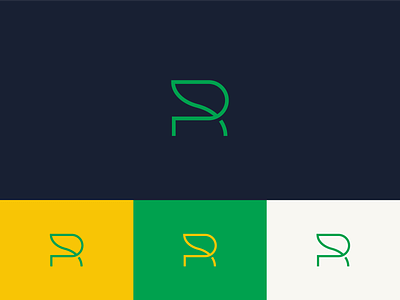 P+R+LEAF brand branding design icon leaf letter logo logotype mark typography vector