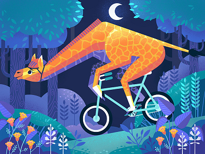 Downhill Giraffe for Procreate 4.2