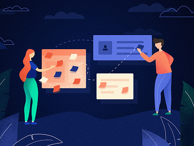 Perfect UX Process - Blogpost Illustration