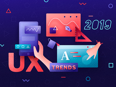 UX Trends for 2019 - Blogpost Illustration