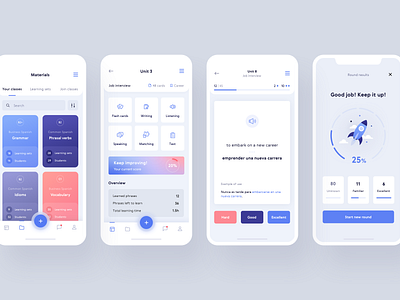 Improve your learning process 📚 by Aga Ciurysek for 10Clouds on Dribbble