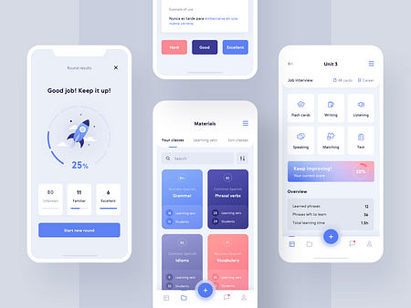 Improve your learning process 📚 by Aga Ciurysek for 10Clouds on Dribbble