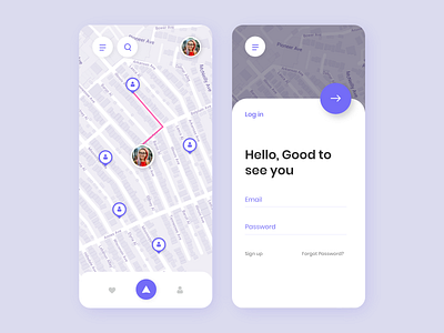 Get in touch with people - app concept by Annie on Dribbble