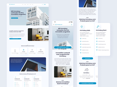 Immobuy web concept app design figma interface landing mobile product property ui ux web