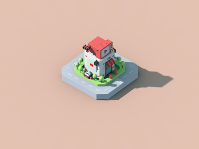 small house 3d small house