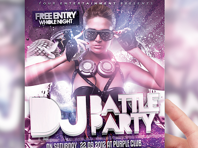 DJ Party Poster poster