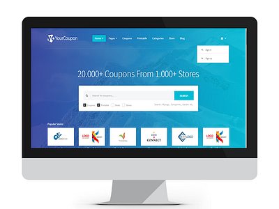Yourcoupon | Coupons & Deals WordPress Theme coupon deals portal theme wordpress