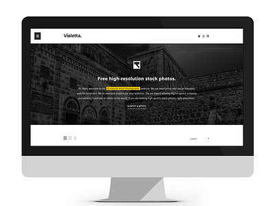 Violetta | Creative Agency Minimal Template agency creative html5 marketplace minimal template