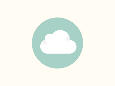 Cloud cloud flat icon