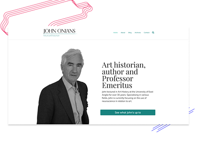 John Onians Website design website design