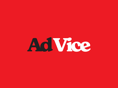 Ad Vice Logo ad advertising branding identity logo