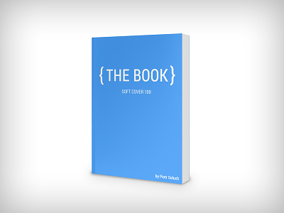 Book Mockup - soft cover book cover mockup psd template