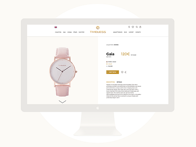 Timeless watches - Product page