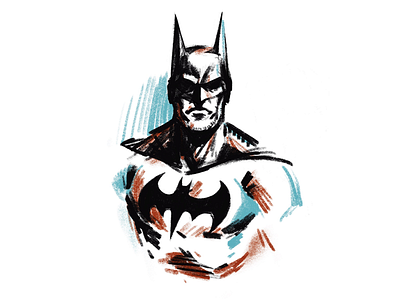 Batman Sketch apple pencil batman bruce wayne character design drawing experimentation ipad pro pencil sketch
