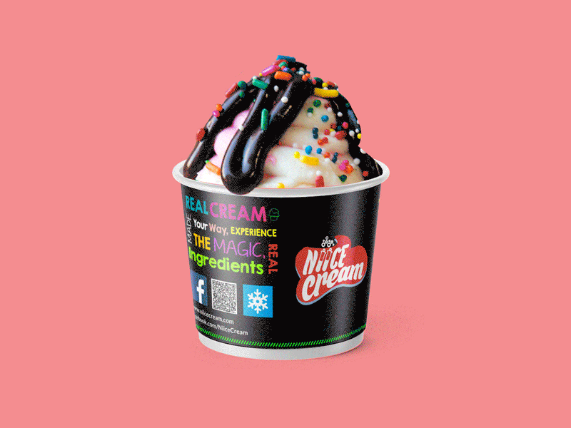 Niice Cream Logo gif