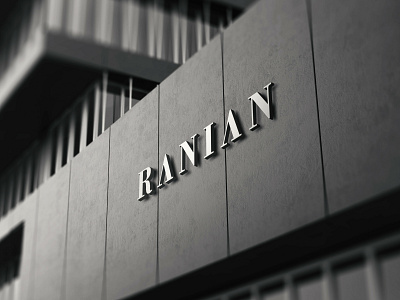 Ranian Logo fashion indian brand logo design luxury