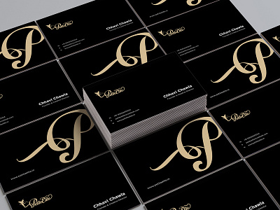 Petite Elite business card design luxury