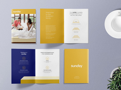 Sunday Rest Brochure Design brochure design mattress