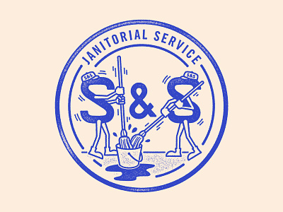 S & S Logo brand branding design illustration logo texture typography vector