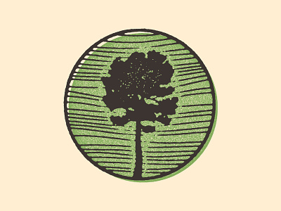 Tree Mark branding design illustration logo mark texture tree woodgrain
