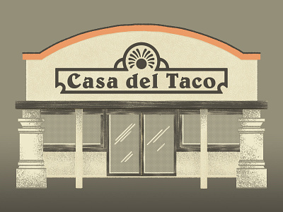 Casa Del Taco Illustrations branding chips design graphic design illustration photoshop tacos