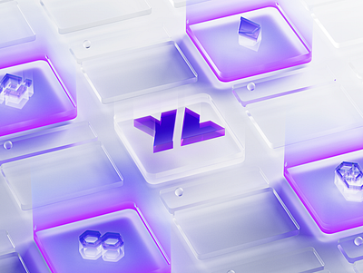 Yieldland 3D 3d animation branding colors design dribbble freebie gradients graphic design illustration logo motion graphics ui ux