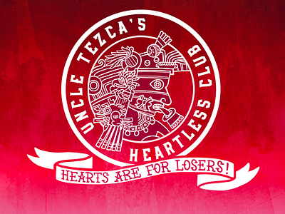 Uncle Tezca's Heartless Club aztec codex concept debut hand drawn illustration neomexican