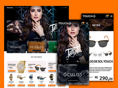 Site Touch e commerce store technos touch ui ux