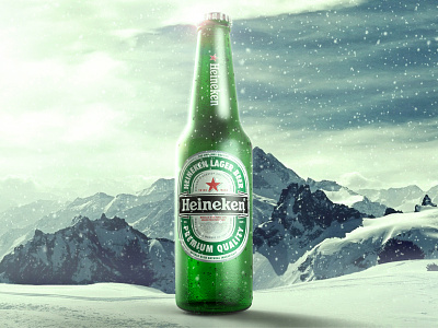 3D Heineken 3d ad art direct beer digital illustration heineken modelling