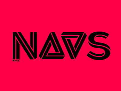 Naus Logo font lettering typography