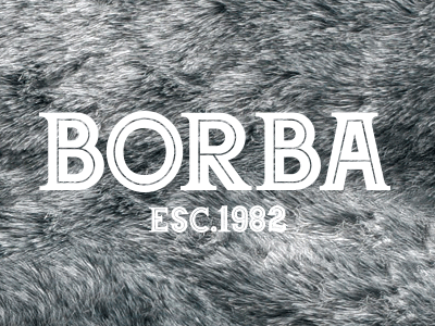 Borba1 design font serif type typeface uppertype