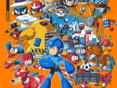 Megaman illustration