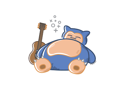 Snorlax graphics illustration pokemon vector