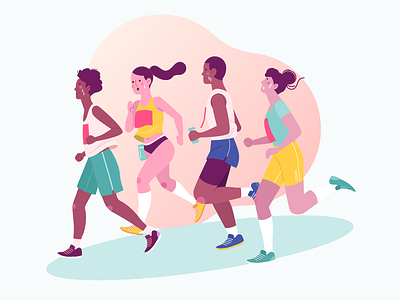Runners illustrations illustrator runner illustration runners sport sports vector illustrators vectors