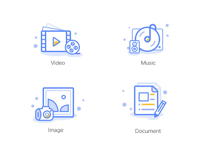 File management design icon