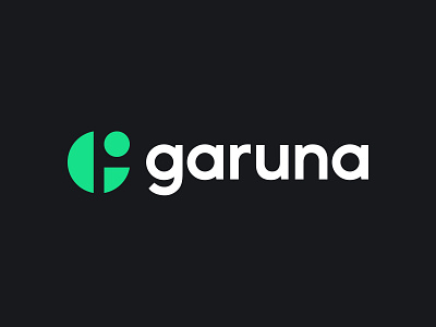 Garuna Logotype black cool design garuna letter logo logotype russian