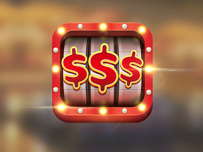 iOS slots icon casino flare icon light slots