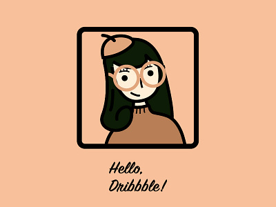 hello dribbble! illustration vector