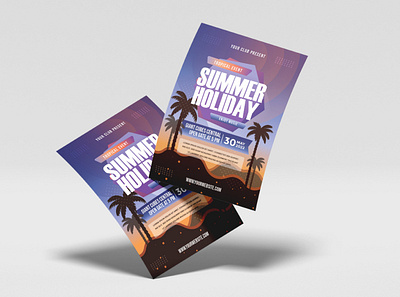 Summer Holiday - Flyer Template Vol. 02 party